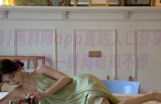 黑料网app直达入口分享指南，助你第一时间吃瓜不停